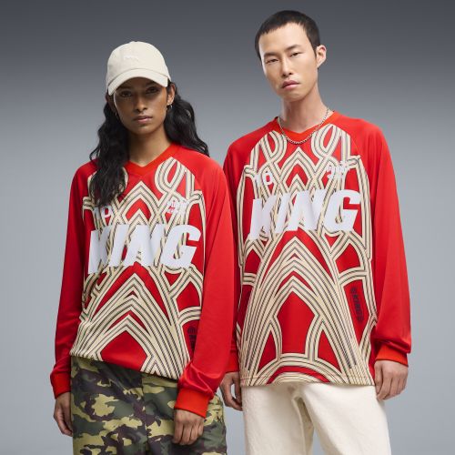 KING Relaxed Jersey Unisex in Red | Size Large - PUMA - Modalova