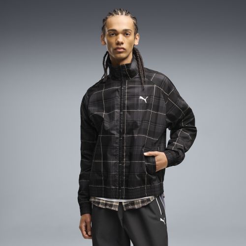 T7 Relaxed Tartan Track Jacket Men in | Size Large - PUMA - Modalova