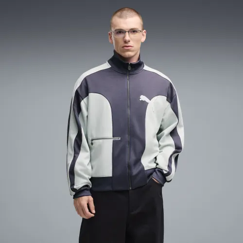 T7 Love Of The Cat Relaxed Track Jacket Men in Gray | Size Medium - PUMA - Modalova