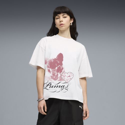 Camiseta extragrande Graphic Street Glam para mujer, Ropa, Blanco, S - PUMA - Modalova