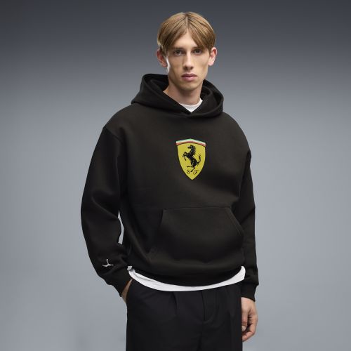 Ferrari Coloured Shield Fleece Hoodie Men in | Size Large - PUMA - Modalova