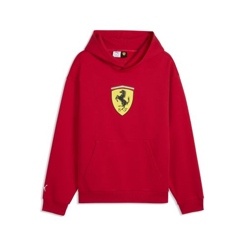 Sudadera con capucha Ferrari ColouRojo Shield de felpa para hombre, Accesoiros, S - PUMA - Modalova