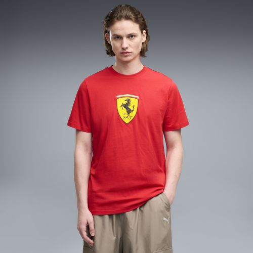 Scuderia Ferrari Coloured Shield T-Shirt Men in Red | Size Large - PUMA - Modalova