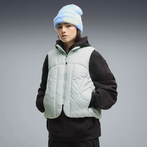 TECH SENSE Puffer Vest Women in Green () | Size Large - PUMA - Modalova