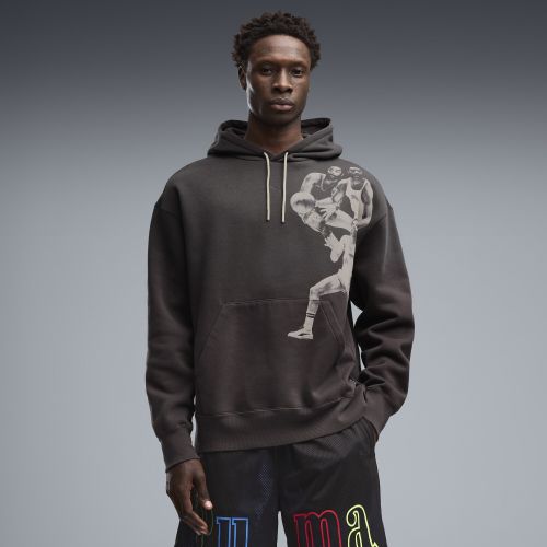 Memory Lane Fleece Relaxed Basketball Hoodie Men in | Size Large - PUMA - Modalova