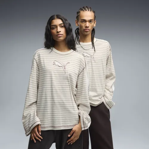 T7 Long Sleeve T-Shirt Unisex in White () | Size Large - PUMA - Modalova