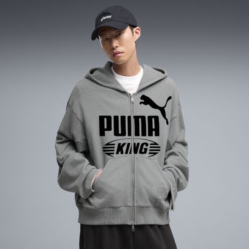 Giacca oversize con zip KING da uomo, Abbigliamento, Grigio, S - PUMA - Modalova