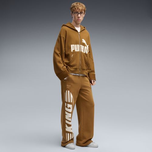 KING Oversized Sweatpants Men in Brown () | Size Large - PUMA - Modalova