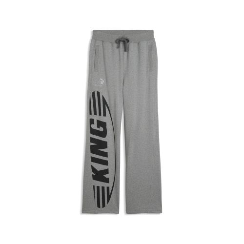 KING Oversized Sweatpants Men in Gray () | Size Large - PUMA - Modalova