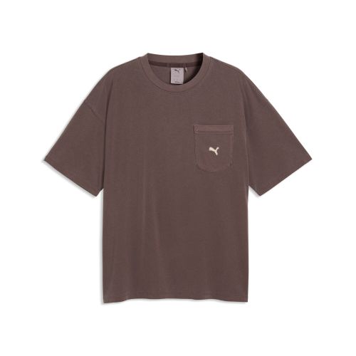 Select Essentials Wash T-Shirt Oversized Men in Brown | Size Large - PUMA - Modalova