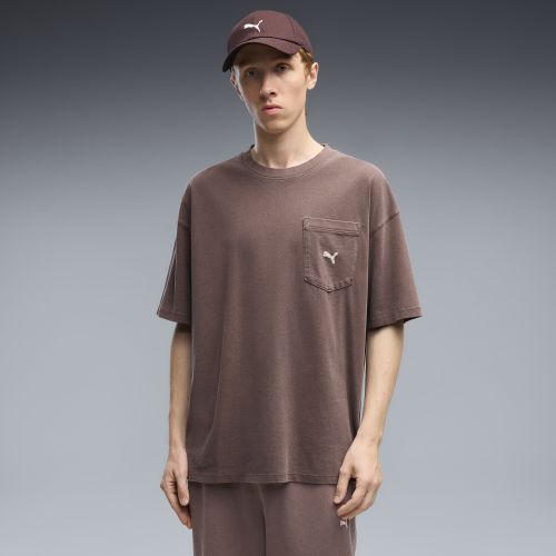 Select Essentials Wash T-Shirt Oversized Men in Brown | Size Small - PUMA - Modalova
