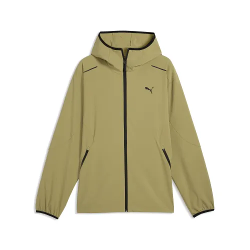 TECH 4-Way Stretch Relaxed Track Jacket Men in Brown () | Size Large - PUMA - Modalova