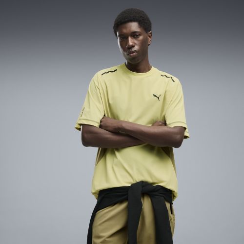 TECH Relaxed Warp Knit T-Shirt Men in Green | Size Medium - PUMA - Modalova