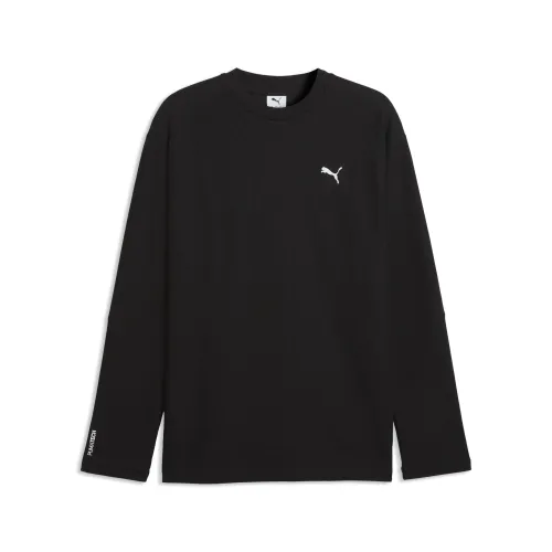 TECH Relaxed Waffle Long Sleeve T-Shirt Men in | Size Medium - PUMA - Modalova