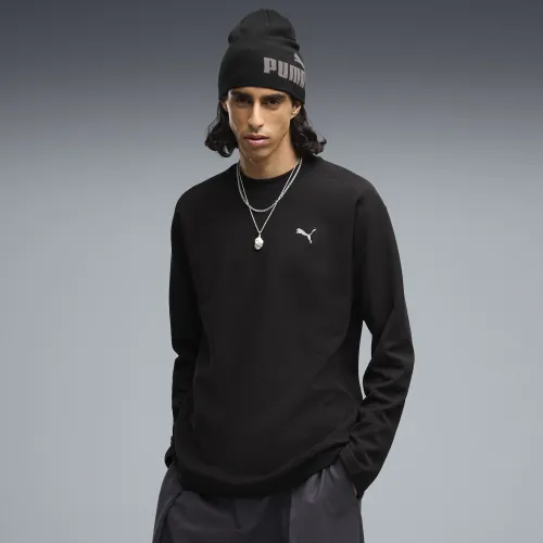 TECH Relaxed Waffle Long Sleeve T-Shirt Men in | Size Medium - PUMA - Modalova