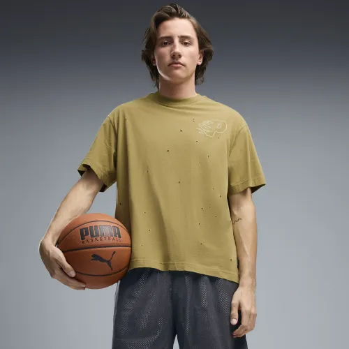Art Class Oversized T-Shirt Men in Brown () | Size 3XL - PUMA - Modalova