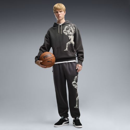 Memory Lane Fleece Basketball Sweatpants Men in | Size Large - PUMA - Modalova