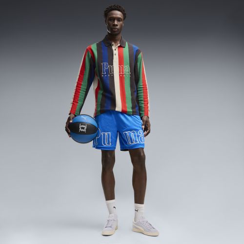 Shorts da basket Memory Lane Mesh Relaxed 7" da uomo, Accessori, Nero, S - PUMA - Modalova
