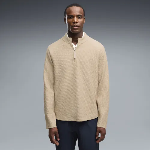 Boulder 2.0 Quarter-Zip Sweatshirt Men in Beige () | Size Large - PUMA - Modalova