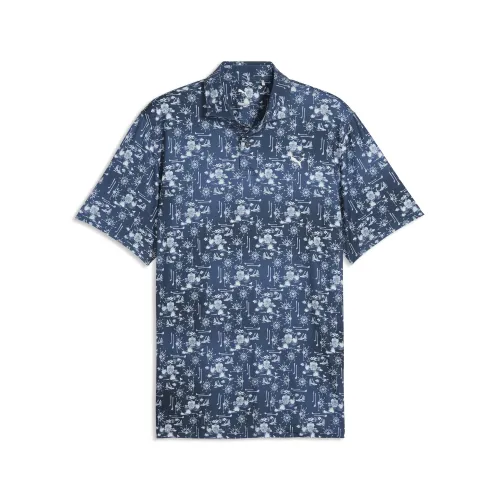 CLOUDSPUN Coastal Claret Polo Men in Blue () | Size Large - PUMA - Modalova