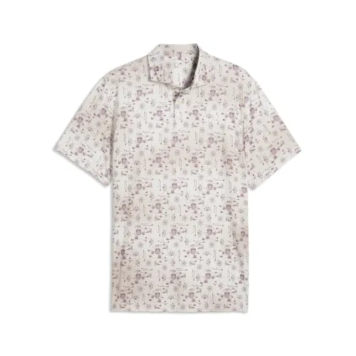 CLOUDSPUN Coastal Claret Polo Men in Beige () | Size Large - PUMA - Modalova