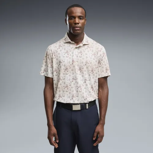 CLOUDSPUN Coastal Claret Polo Men in Beige () | Size Large - PUMA - Modalova