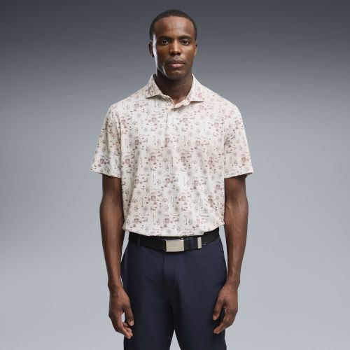 CLOUDSPUN Coastal Claret Polo Men in Beige | Size Large - PUMA - Modalova