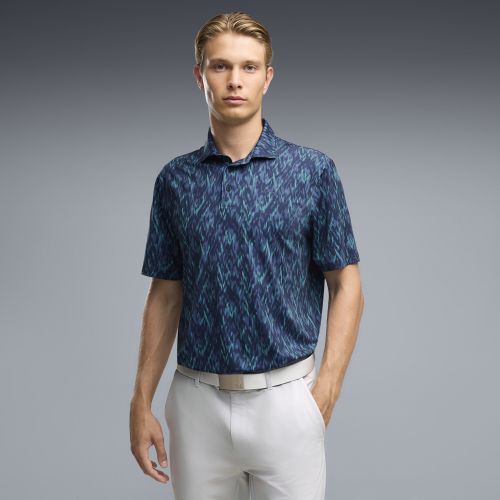 MATTR Northern Lights Golf Polo Men in Blue | Size Large - PUMA - Modalova