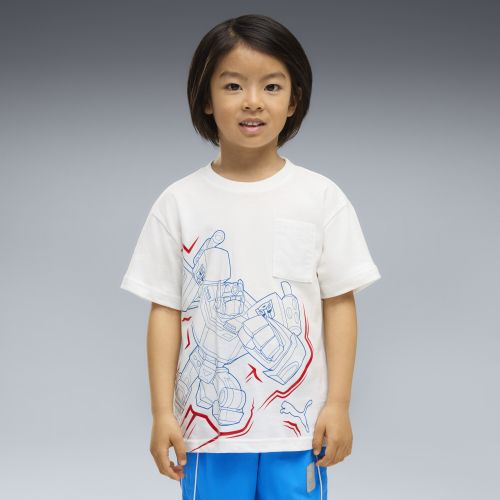 Camiseta x TRANSFORMERS de corte holgado y con estampado para niños, Ropa, Blanco, 4-5Y - PUMA - Modalova