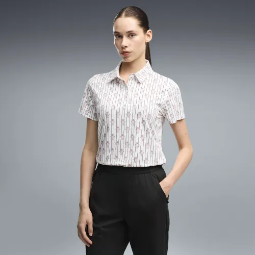 Poppy Golf Polo Women in White | Size Large - PUMA - Modalova