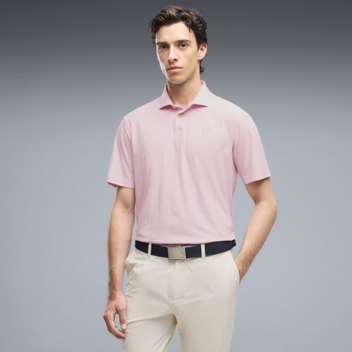 X ARNOLD PALMER Textured Polo Men in Pink | Size Large - PUMA - Modalova