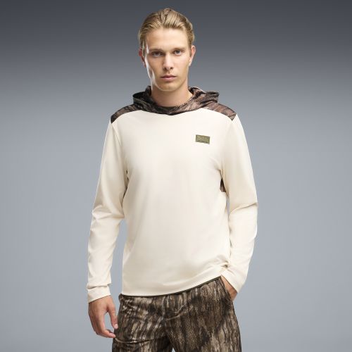 X REALTREE CLOUDSPUN Tech Golf Hoodie Men in White | Size Large - PUMA - Modalova
