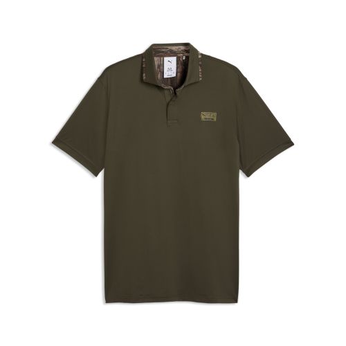 Polo da golf x REALTREE Solid da uomo, Accessori, Verde, M - PUMA - Modalova