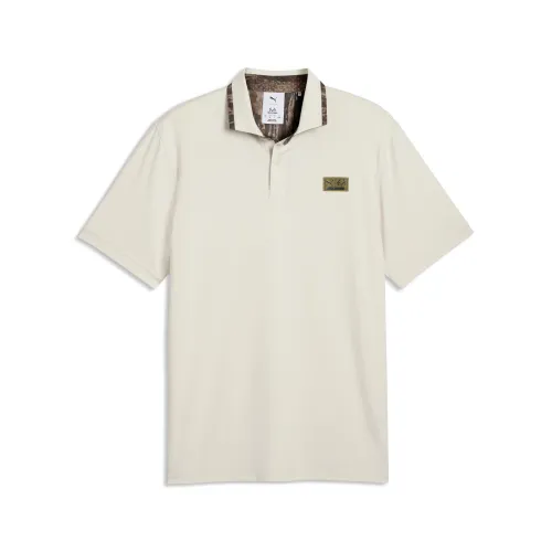 X REALTREE Solid Golf Polo Men in White () | Size Large - PUMA - Modalova