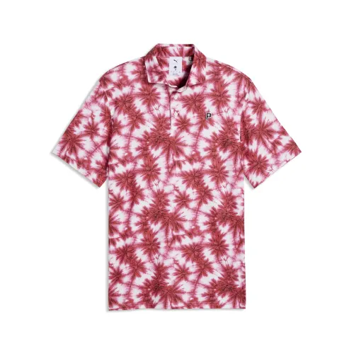 X PALM TREE CREW Palm Golf Polo Men in White () | Size Large - PUMA - Modalova