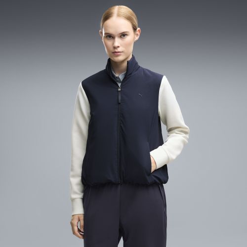 CLOUDSPUN Fleece Hybrid Golf Jacket Women in Blue (/) | Size Large - PUMA - Modalova