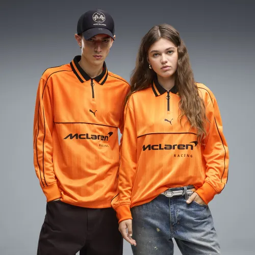 McLAREN RACING Long Sleeve Jersey Unisex in Orange () | Size Large - PUMA - Modalova
