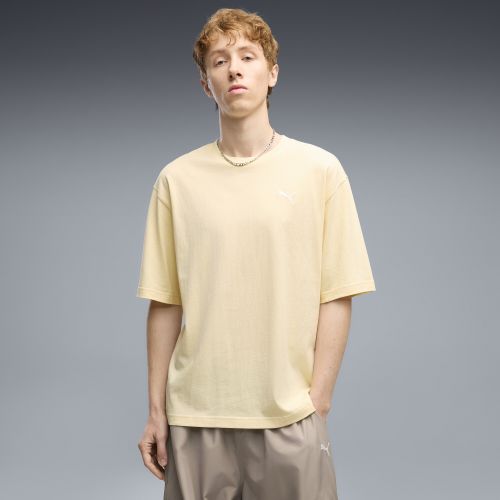Camiseta holgada Essentials Boxy para hombre, Ropa, Amarillo, S - PUMA - Modalova