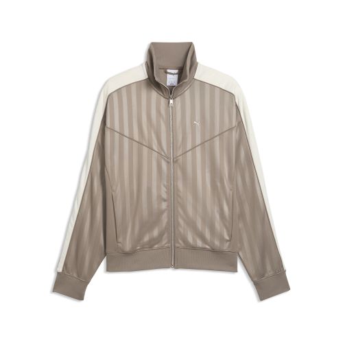 T7 Track Jacket Men in Beige | Size Medium - PUMA - Modalova
