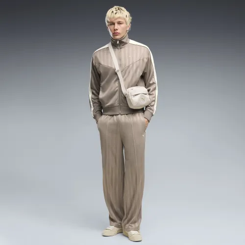 T7 Relaxed Track Pants Men in Beige () | Size Large - PUMA - Modalova