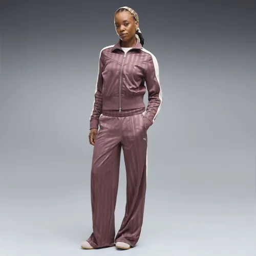 T7 Relaxed Track Pants Women in Brown () | Size Large - PUMA - Modalova