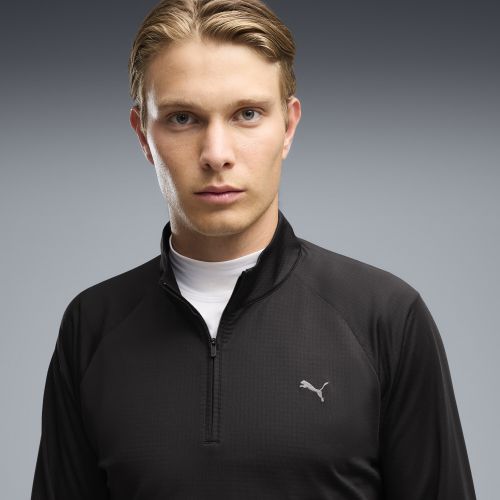 Giacca da golf con zip corta Pure Grid da uomo, Abbigliamento, Nero, M - PUMA - Modalova
