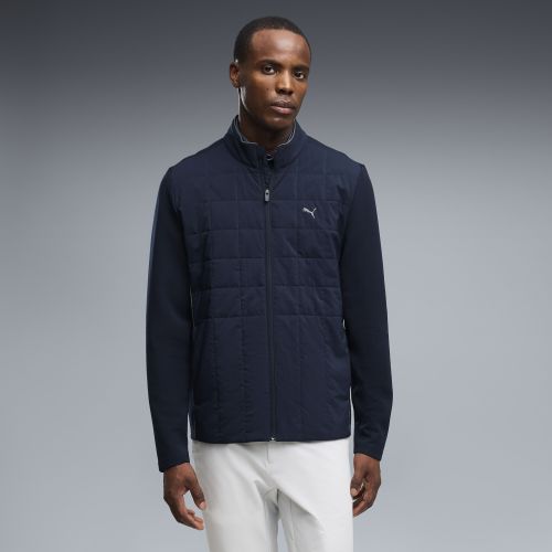 CLOUDSPUN Fleece Hybrid Golf Jacket Men in Blue | Size Large - PUMA - Modalova