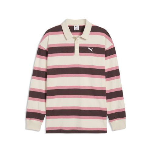 Polo da rugby a maniche lunghe Wardrobe Essentials da uomo, Accessori, Marrone, S - PUMA - Modalova