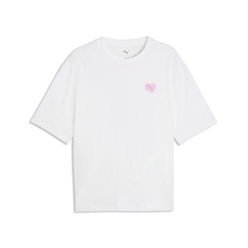 T-shirt Wardrobe Essentials con grafica Flower Bouquet da uomo, Accessori, Bianco, S - PUMA - Modalova