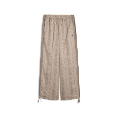 T7 Relaxed Snake Print Pants Women in Beige () | Size Large - PUMA - Modalova