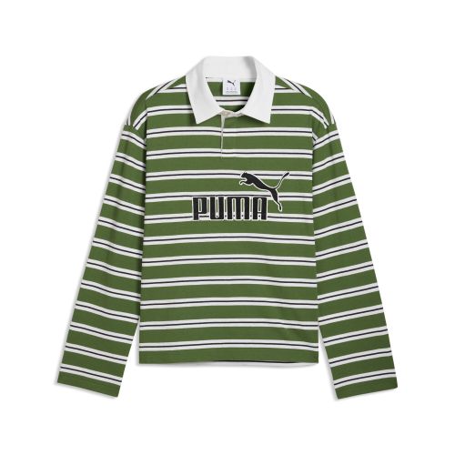 Essentials Elevated No. 1 Relaxed Rugby Polo Men in Green | Size Medium - PUMA - Modalova
