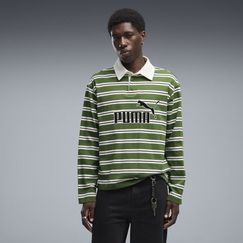 Essentials Elevated No. 1 Relaxed Rugby Polo Men in Green | Size Large - PUMA - Modalova
