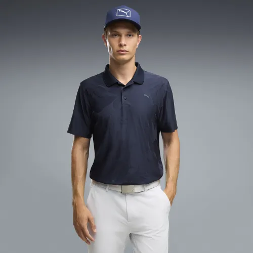 MATTR Prima Bloom Golf Polo Men in Blue () | Size Large - PUMA - Modalova