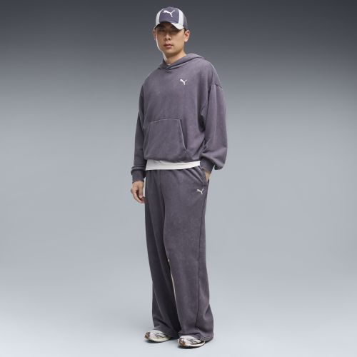 Wide Graphic Pants Unisex in Gray | Size Large - PUMA - Modalova